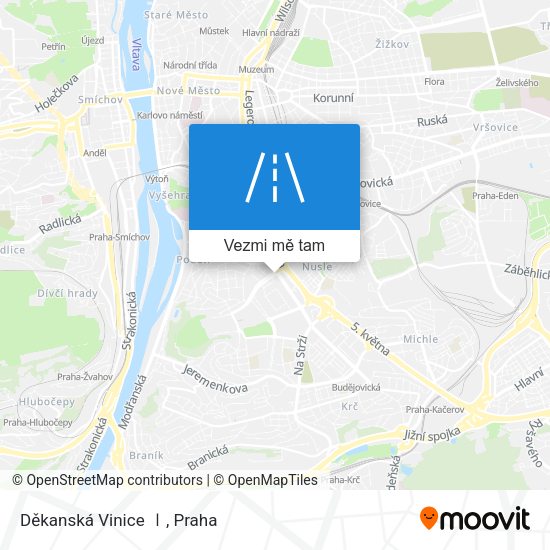 Děkanská Vinice Ⅰ mapa