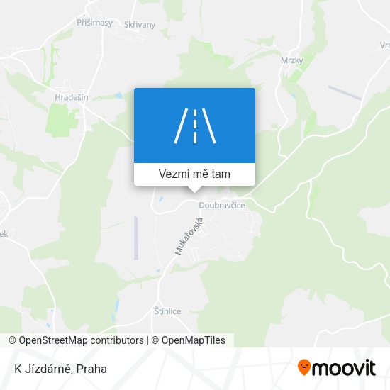 K Jízdárně mapa