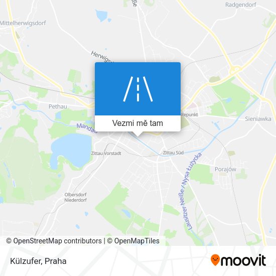 Külzufer mapa