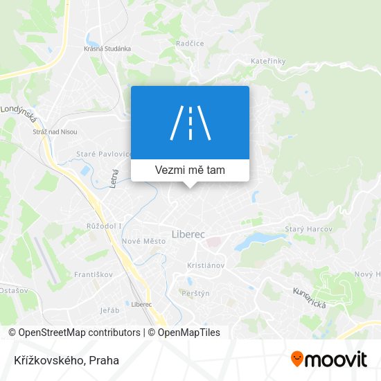 Křížkovského mapa
