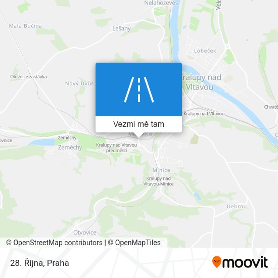 28. Října mapa