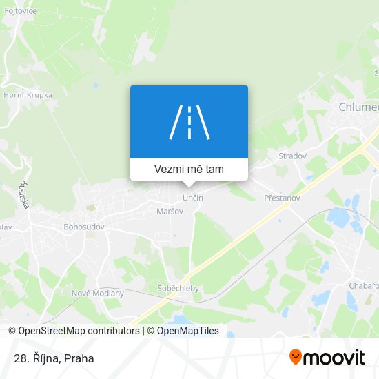 28. Října mapa
