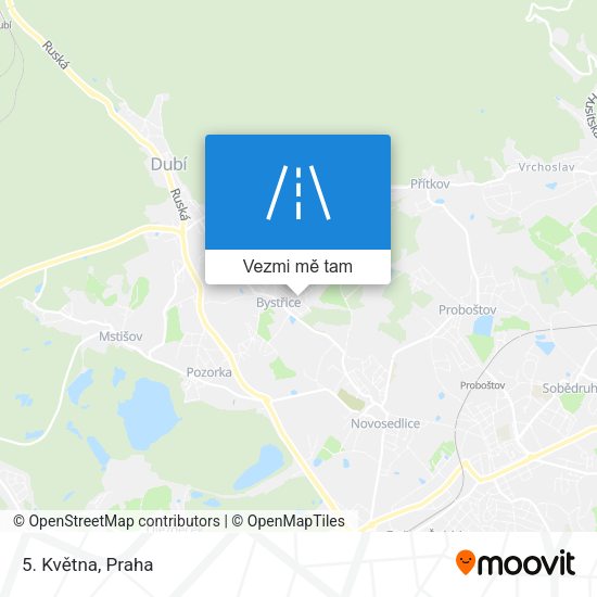 5. Května mapa