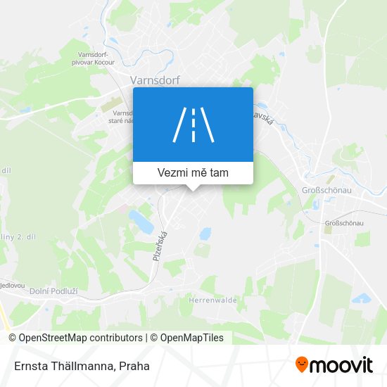 Ernsta Thällmanna mapa