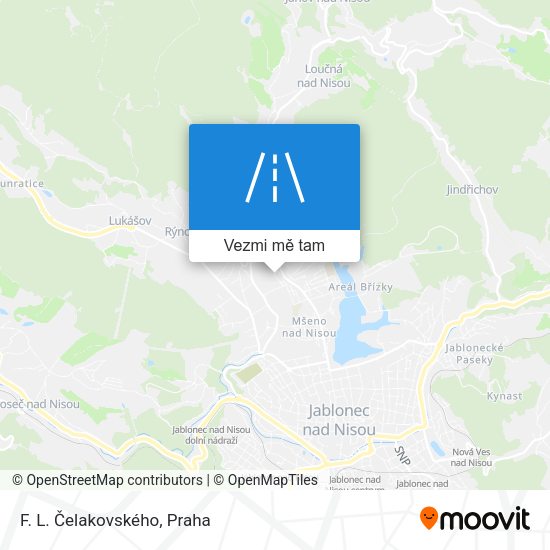 F. L. Čelakovského mapa