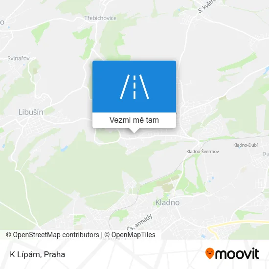 K Lípám mapa