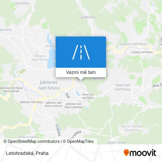 Letohradská mapa