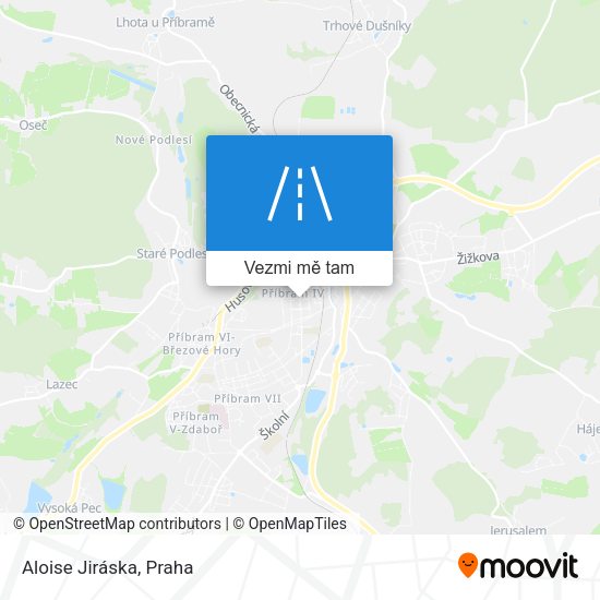 Aloise Jiráska mapa