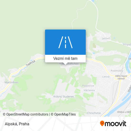Alpská mapa