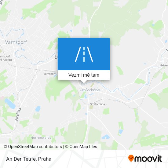 An Der Teufe mapa
