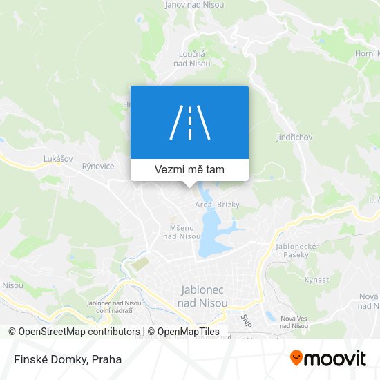Finské Domky mapa