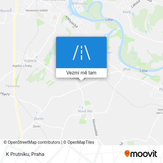 K Prutníku mapa