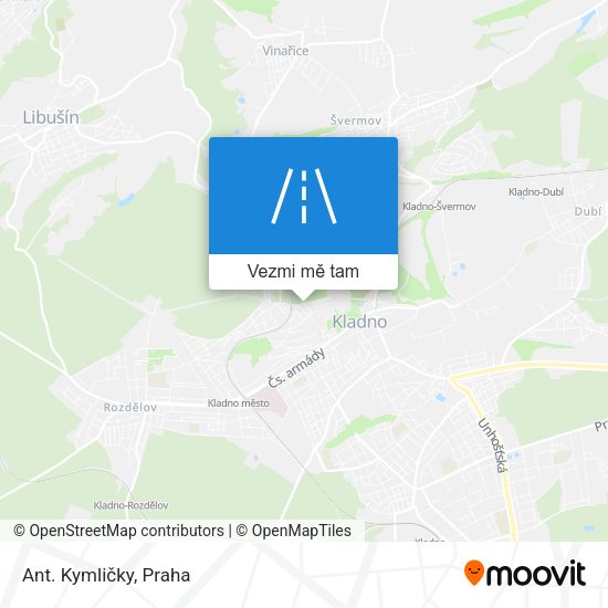 Ant. Kymličky mapa