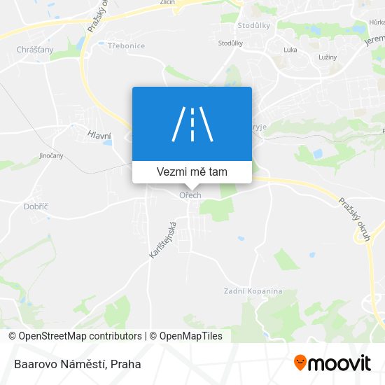 Baarovo Náměstí mapa