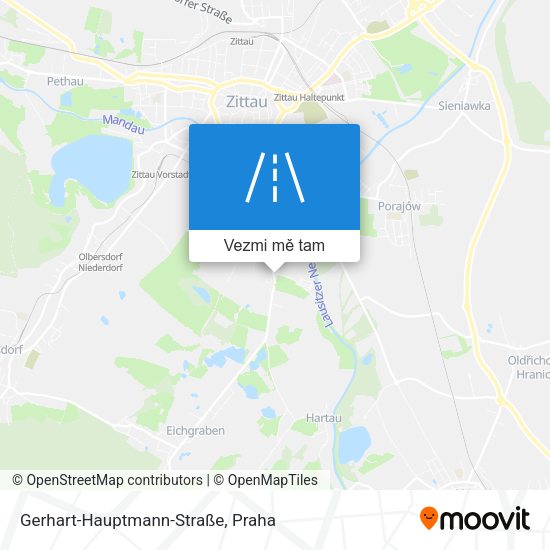 Gerhart-Hauptmann-Straße mapa