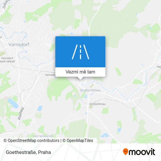 Goethestraße mapa