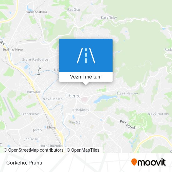 Gorkého mapa