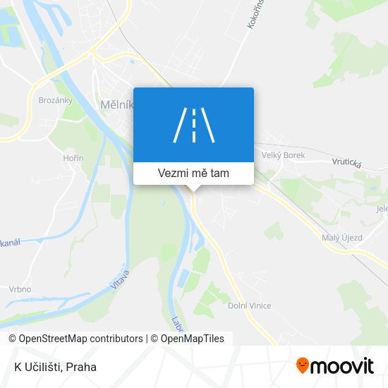 K Učilišti mapa