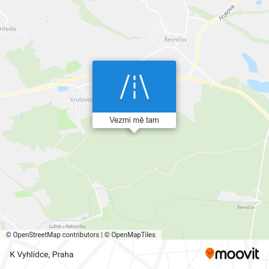 K Vyhlídce mapa