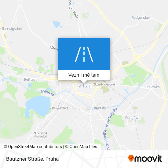 Bautzner Straße mapa