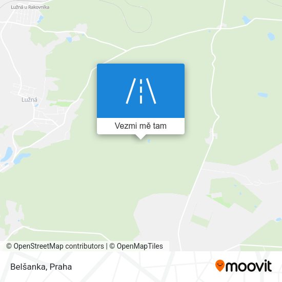 Belšanka mapa