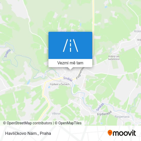 Havlíčkovo Nám. mapa