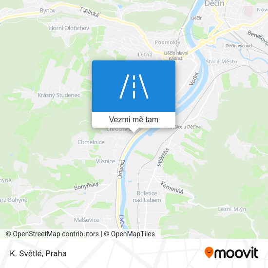 K. Světlé mapa