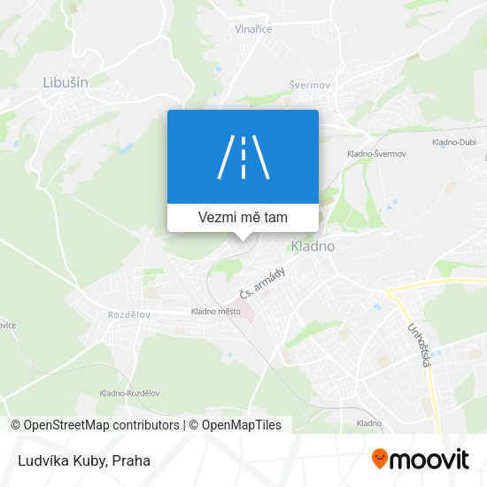 Ludvíka Kuby mapa