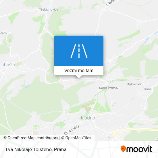 Lva Nikolaje Tolstého mapa