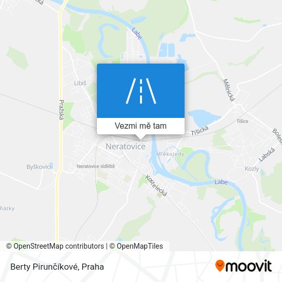 Berty Pirunčíkové mapa