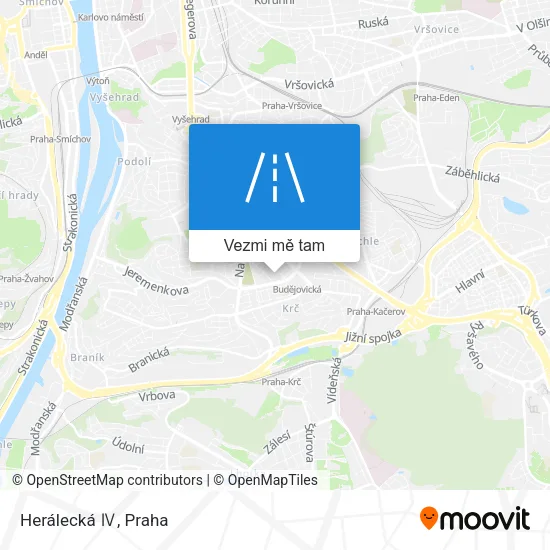 Herálecká Ⅳ mapa