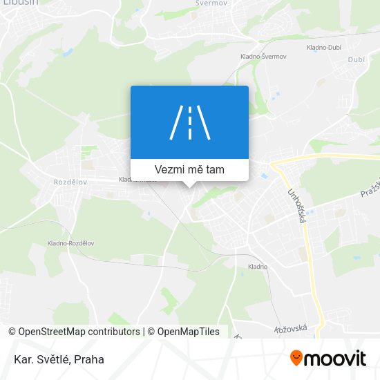 Kar. Světlé mapa