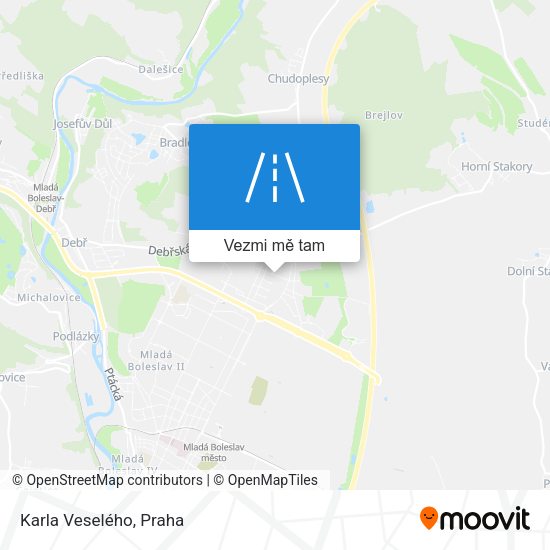 Karla Veselého mapa