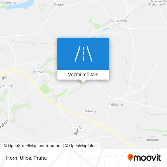Horní Ulice mapa