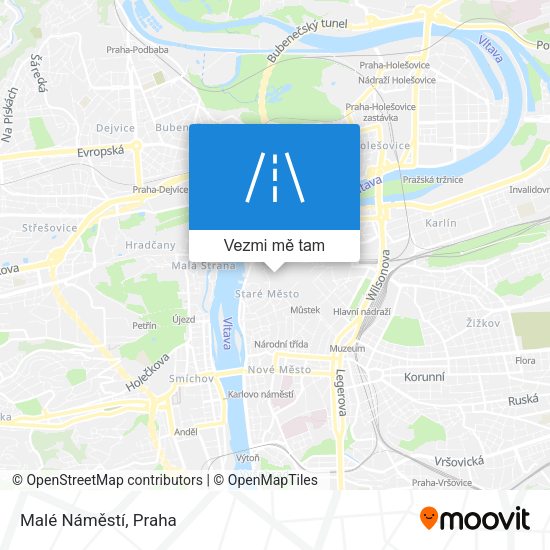 Malé Náměstí mapa