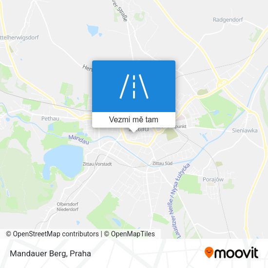 Mandauer Berg mapa