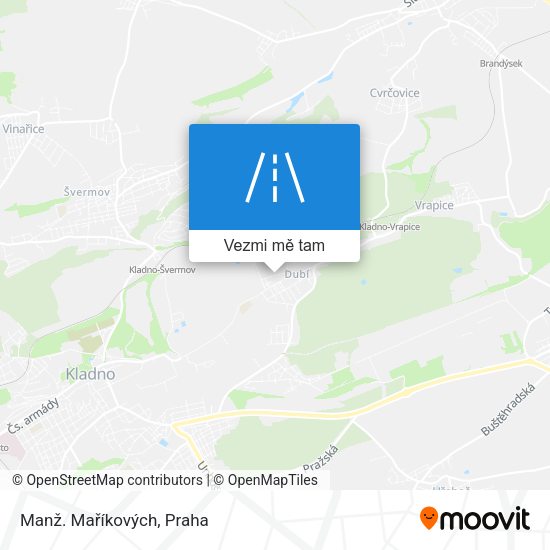 Manž. Maříkových mapa