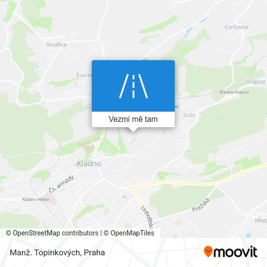 Manž. Topinkových mapa