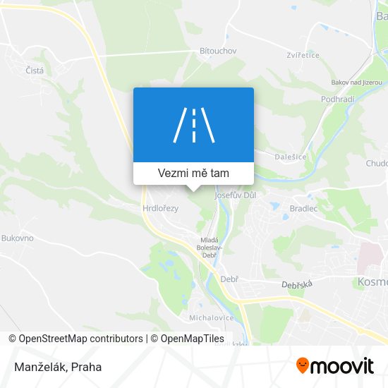 Manželák mapa