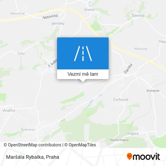 Maršála Rybalka mapa