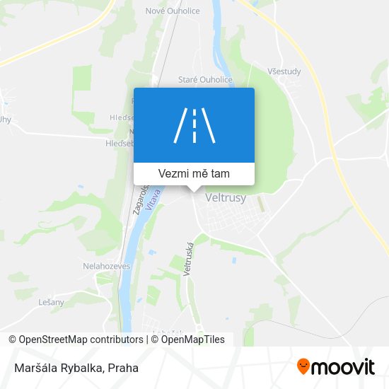 Maršála Rybalka mapa