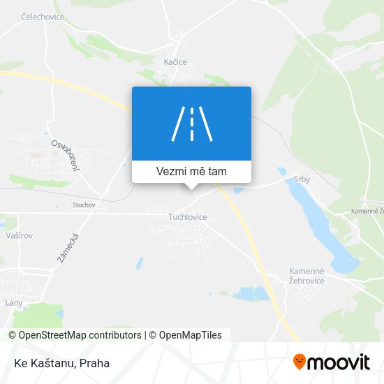Ke Kaštanu mapa