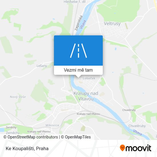 Ke Koupališti mapa