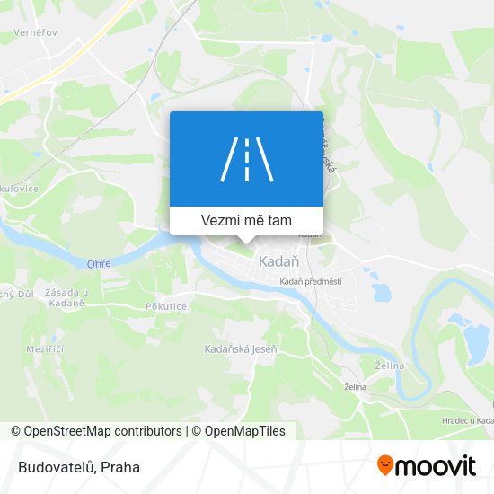 Budovatelů mapa