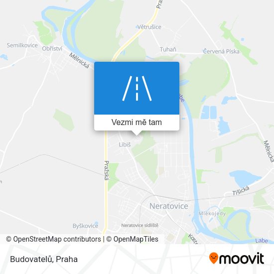 Budovatelů mapa
