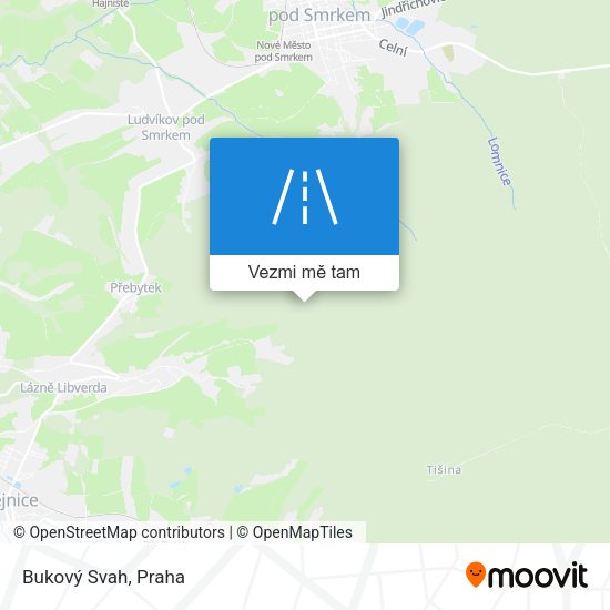 Bukový Svah mapa