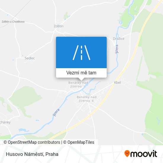 Husovo Náměstí mapa