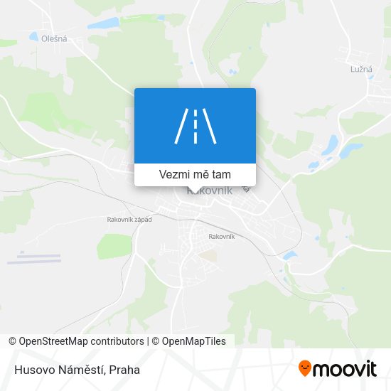 Husovo Náměstí mapa