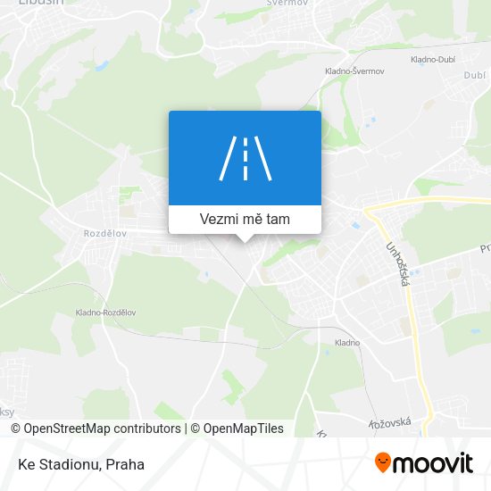 Ke Stadionu mapa