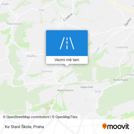 Ke Staré Škole mapa